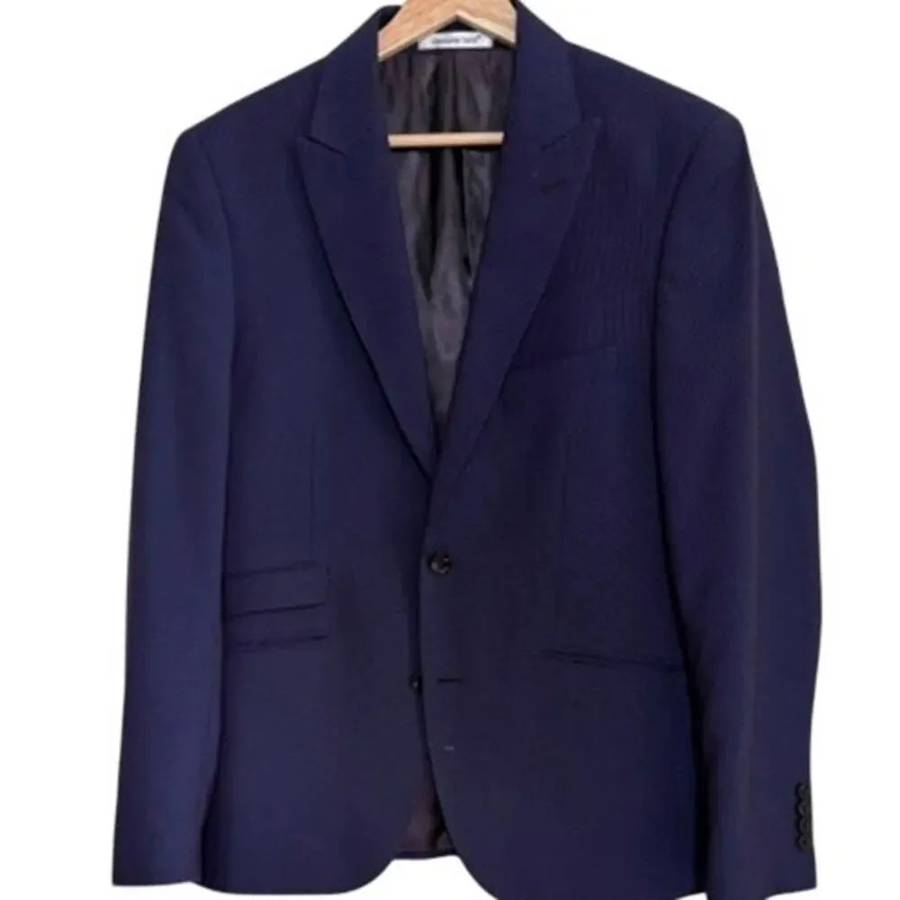Giovanni Testi Mens Blazer Sport Coat 40S Two Button Career Classic Timeless
